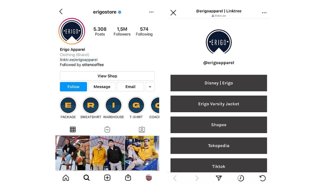 Link di Bio Instagram